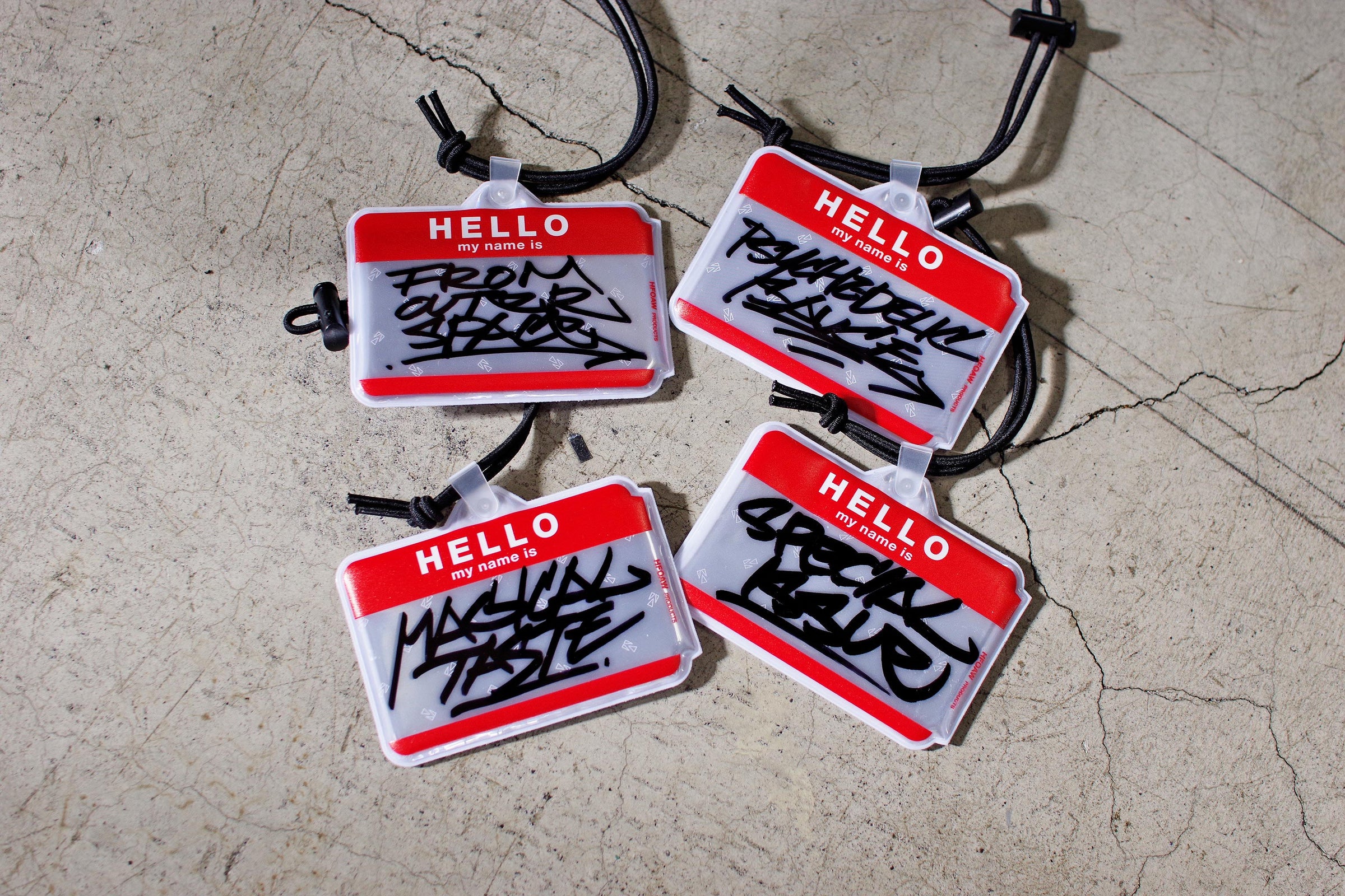 Helloページ 週一 HELLO LABELリフレクター | ToxicWorks